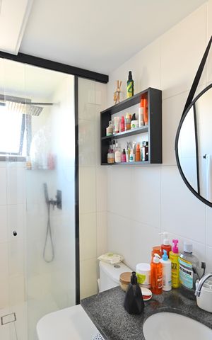 Apartamento à venda com 78m², 2 quartos e 1 vagaBanheiro da Suíte