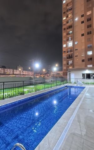 Apartamento para alugar com 35m², 2 quartos e sem vaga Apartamento para alugar com 35m², 2 quartos e sem vagaÁrea comum - Piscina