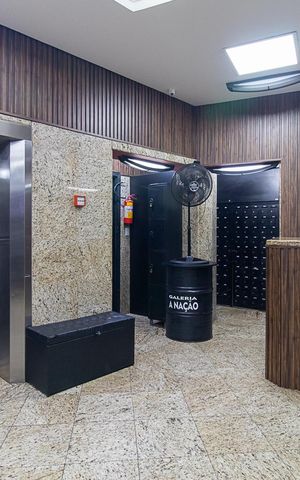 Apartamento para alugar com 40m², 1 quarto e sem vagaHall social