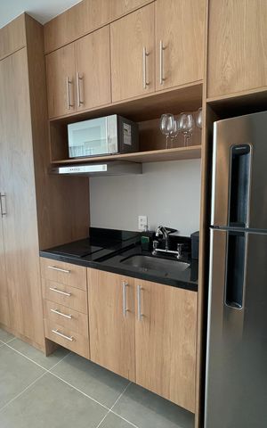 Studio para alugar com 37m², 1 quarto e 1 vaga Studio para alugar com 37m², 1 quarto e 1 vagaStudio/Cozinha