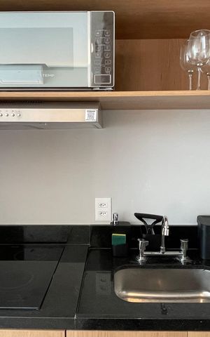 Studio para alugar com 37m², 1 quarto e 1 vaga Studio para alugar com 37m², 1 quarto e 1 vagaStudio/Cozinha