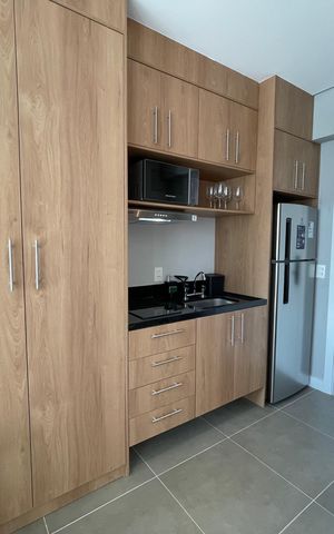 Studio para alugar com 37m², 1 quarto e 1 vaga Studio para alugar com 37m², 1 quarto e 1 vagaStudio/Cozinha