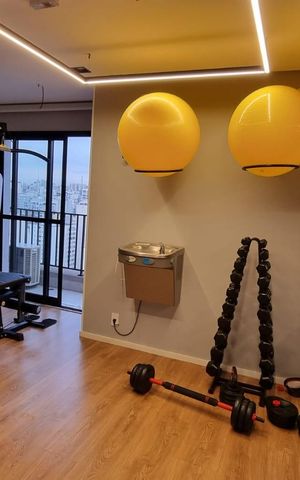 Studio à venda com 26m², 1 quarto e sem vaga