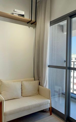 Studio para alugar com 27m², 1 quarto e sem vaga Studio para alugar com 27m², 1 quarto e sem vagaSala
