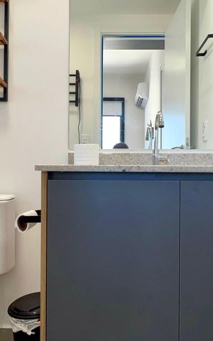 Studio para alugar com 27m², 1 quarto e sem vaga Studio para alugar com 27m², 1 quarto e sem vagaBanheiro da Suíte