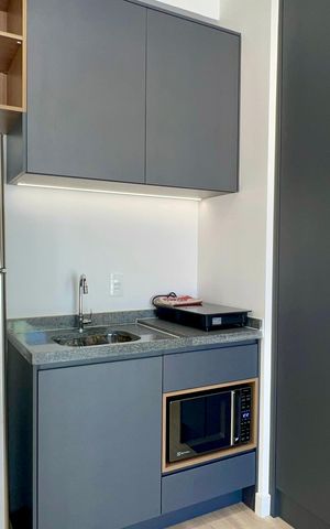 Studio para alugar com 27m², 1 quarto e sem vaga Studio para alugar com 27m², 1 quarto e sem vagaCozinha