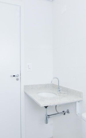 Apartamento à venda com 62m², 2 quartos e 2 vagasBanheiro Social