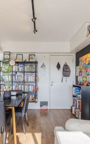 Apartamento para alugar com 55m², 1 quarto e 1 vaga Apartamento para alugar com 55m², 1 quarto e 1 vagaSala