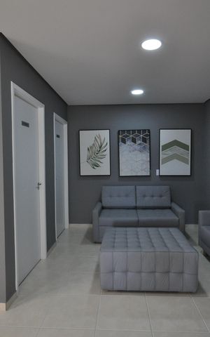 Apartamento à venda com 35m², 2 quartos e sem vagaÁrea comum - Salão de festas