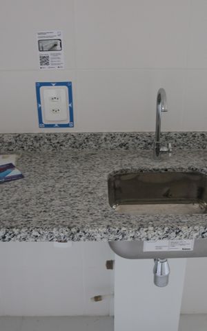 Apartamento à venda com 55m², 2 quartos e 1 vagaCozinha e Área de Serviço