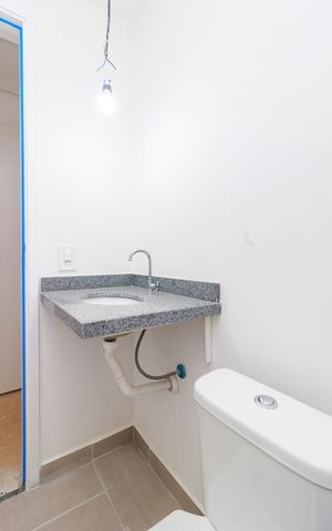 Studio à venda com 34m², 0 quarto e sem vaga Studio à venda com 34m², 0 quarto e sem vagaBanheiro