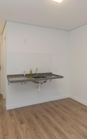 Studio à venda com 34m², 1 quarto e sem vaga Studio à venda com 34m², 1 quarto e sem vagaStudio