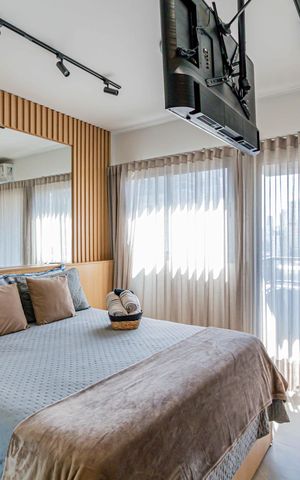 Studio para alugar com 24m², 1 quarto e sem vaga