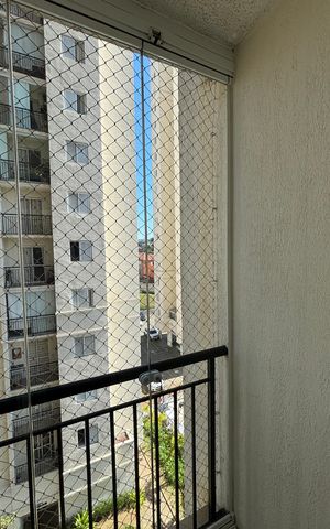 Apartamento à venda com 46m², 2 quartos e 1 vaga Apartamento à venda com 46m², 2 quartos e 1 vagaSala - Sala de Jantar Varanda