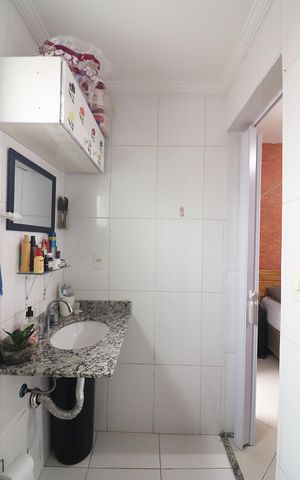 Apartamento à venda com 107m², 3 quartos e 2 vagasQuarto 1 - Suíte Banheiro 