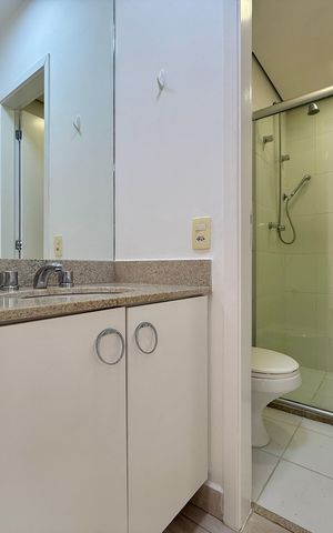 Apartamento à venda com 49m², 1 quarto e 1 vaga Apartamento à venda com 49m², 1 quarto e 1 vagaBanheiro