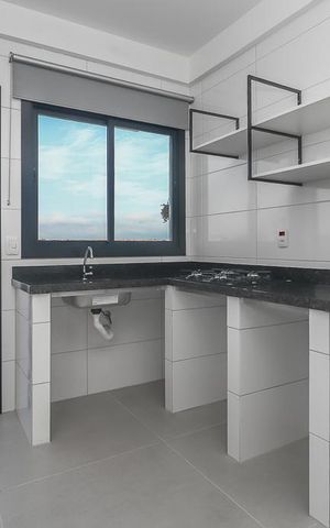 Apartamento para alugar com 18m², 0 quarto e sem vagaSala / Cozinha