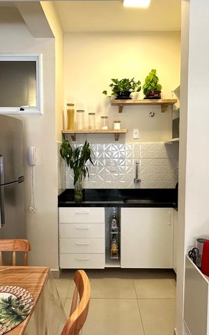 Apartamento para alugar com 45m², 1 quarto e sem vaga