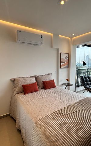 Apartamento à venda com 47m², 1 quarto e 1 vaga Apartamento à venda com 47m², 1 quarto e 1 vagaStudio