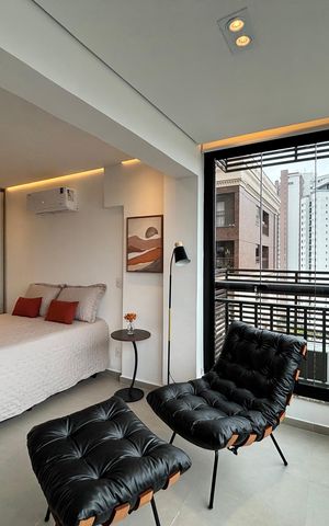 Apartamento à venda com 47m², 1 quarto e 1 vaga Apartamento à venda com 47m², 1 quarto e 1 vagaStudio