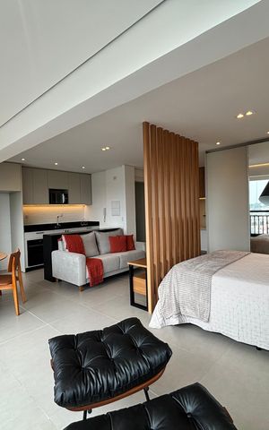 Apartamento à venda com 47m², 1 quarto e 1 vaga Apartamento à venda com 47m², 1 quarto e 1 vagaStudio