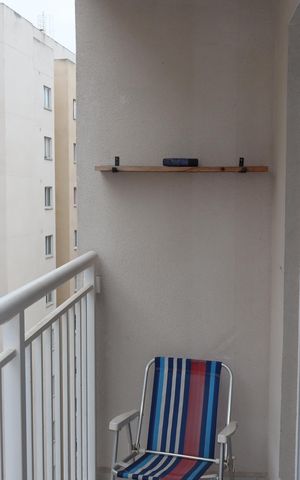 Apartamento à venda com 29m², 1 quarto e sem vagaVaranda