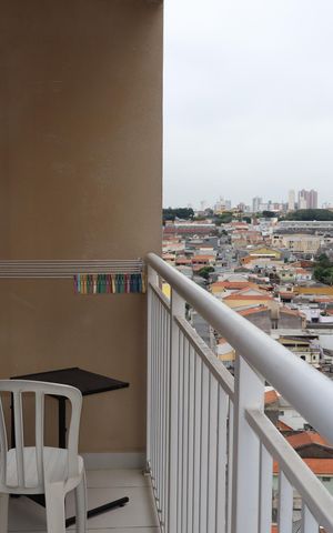 Apartamento à venda com 29m², 1 quarto e sem vagaVaranda