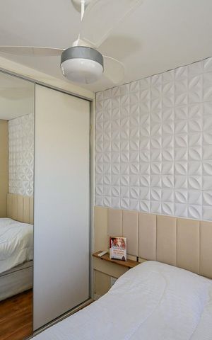 Apartamento à venda com 41m², 2 quartos e sem vagaQuarto 2