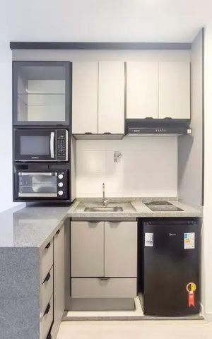 Apartamento para alugar com 25m², 1 quarto e sem vaga