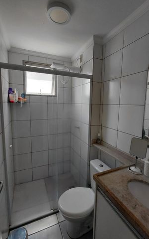 Apartamento à venda com 47m², 2 quartos e 1 vaga Apartamento à venda com 47m², 2 quartos e 1 vagaBanheiro