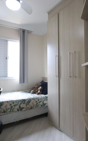 Apartamento à venda com 66m², 3 quartos e 1 vagaQuarto 2