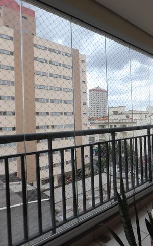 Apartamento à venda com 66m², 3 quartos e 1 vagaVaranda