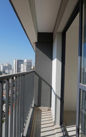 Studio à venda com 23m², 1 quarto e sem vagaVaranda