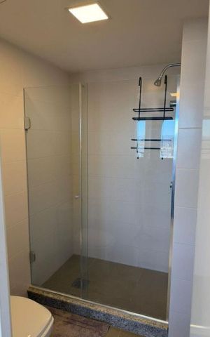 Apartamento para alugar com 40m², 1 quarto e 2 vagas Apartamento para alugar com 40m², 1 quarto e 2 vagasBanheiro