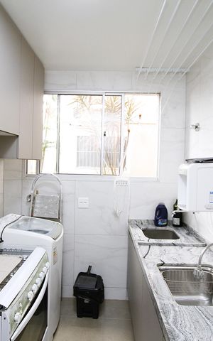 Apartamento à venda com 44m², 2 quartos e 1 vagaCozinha