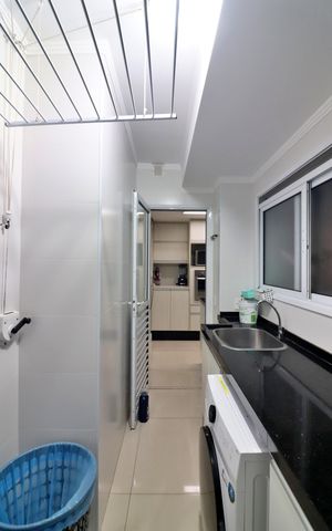Apartamento à venda com 156m², 3 quartos e 3 vagasÁrea de Serviço