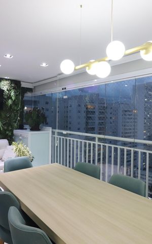 Apartamento à venda com 156m², 3 quartos e 3 vagasVaranda gourmet