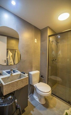 Apartamento para alugar com 35m², 1 quarto e sem vaga Apartamento para alugar com 35m², 1 quarto e sem vagaBanheiro