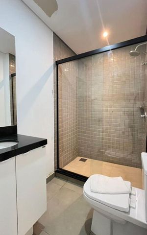 Apartamento para alugar com 26m², 1 quarto e sem vaga Apartamento para alugar com 26m², 1 quarto e sem vagaBanheiro