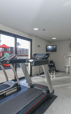 Apartamento à venda com 200m², 2 quartos e 4 vagasÁrea comum - Academia