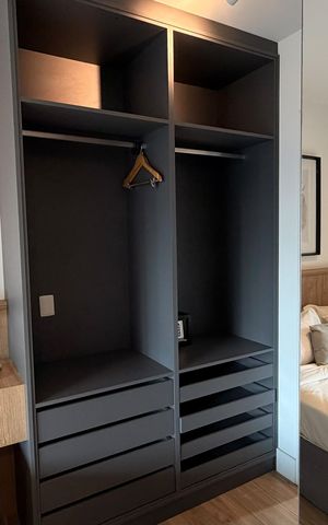 Studio à venda com 45m², 1 quarto e 1 vaga
