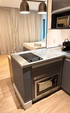 Studio à venda com 45m², 1 quarto e 1 vaga