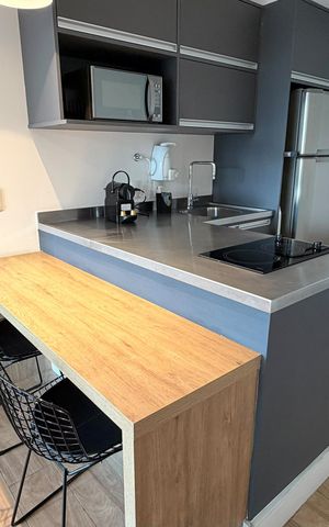 Studio à venda com 45m², 1 quarto e 1 vaga
