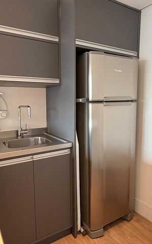 Studio à venda com 45m², 1 quarto e 1 vaga
