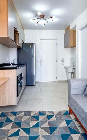 Apartamento à venda com 27m², 1 quarto e sem vaga