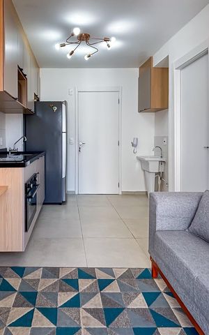 Apartamento à venda com 27m², 1 quarto e sem vaga
