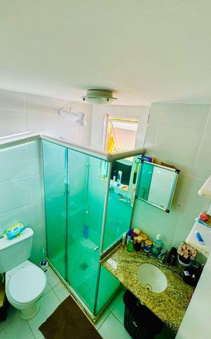 Apartamento para alugar com 50m², 2 quartos e 1 vaga Apartamento para alugar com 50m², 2 quartos e 1 vagaBanheiro