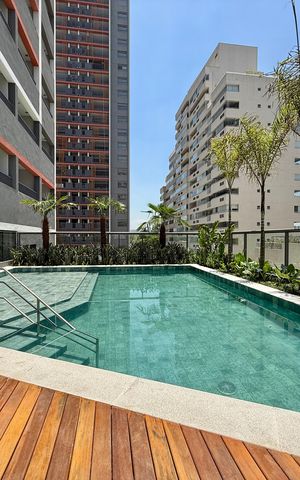 Studio à venda com 25m², 1 quarto e sem vaga Studio à venda com 25m², 1 quarto e sem vagaPiscina