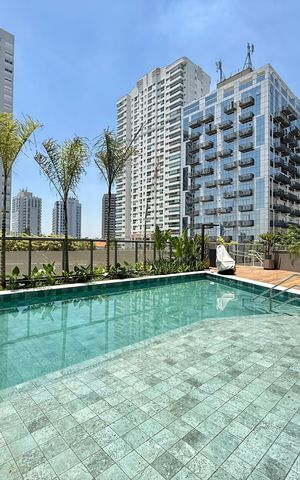Studio à venda com 25m², 1 quarto e sem vaga Studio à venda com 25m², 1 quarto e sem vagaPiscina