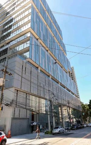 Studio para alugar com 35m², 1 quarto e 1 vagaFachada e portaria